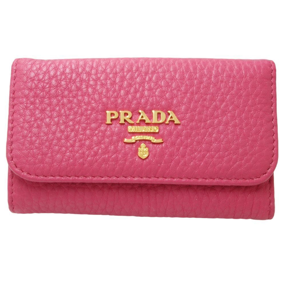 Prada Key Case Calf Pink